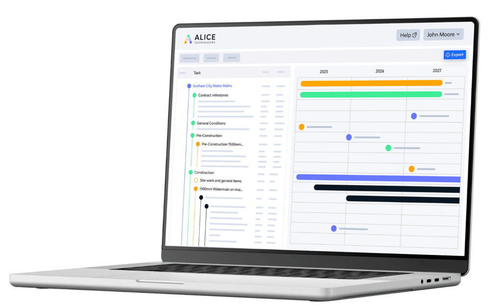 Construction Simulation Software Alice Technologies